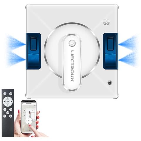 Robot Lavavetri Yw509 - 4 Ugelli / Spruzzo In 3 Direzioni - Serbatoio Da 100 Ml - 3000 Pa - Controllo Tramite App - Triplo Sistema Di Sicurezza - Foto 1