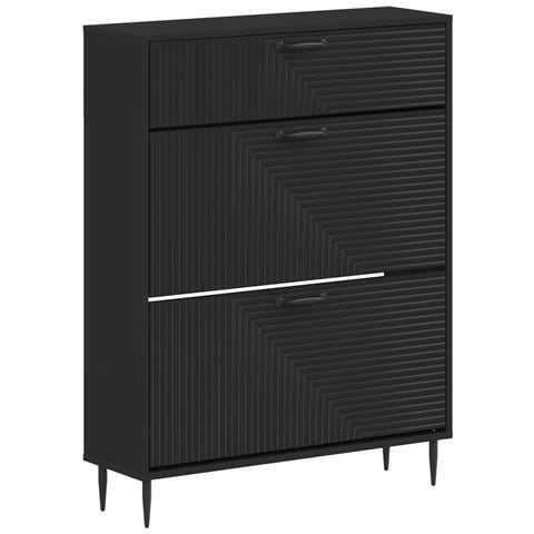 Mobile per scarpe HAARLEM 78 x 24 x 103 cm Legno ingegnerizzato - Foto 1