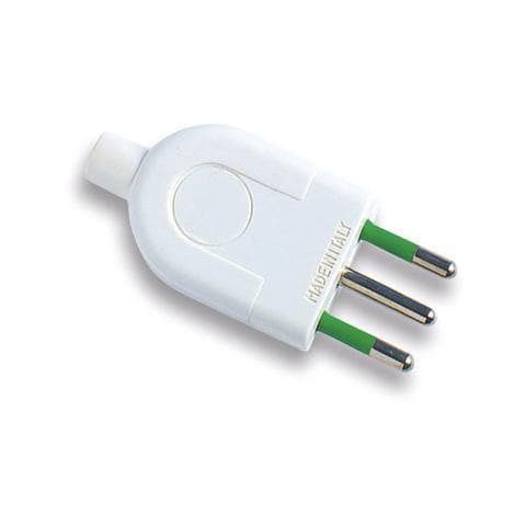 IPW-SP10-W - Spina 2P+T 10A Bianco - Foto 1