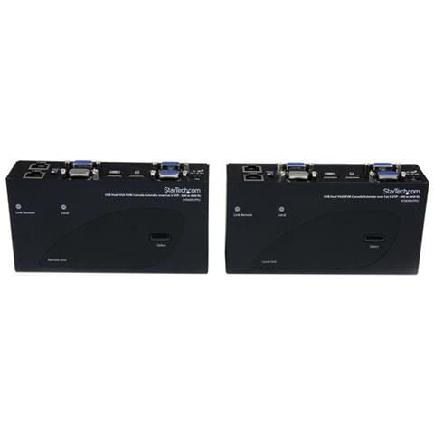 Extender console KVM a doppio VGA USB tramite Cat5 - 200 m - Foto 2