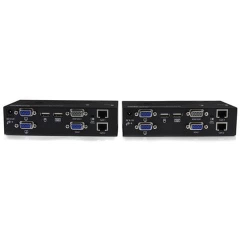 Extender console KVM a doppio VGA USB tramite Cat5 - 200 m - Foto 3