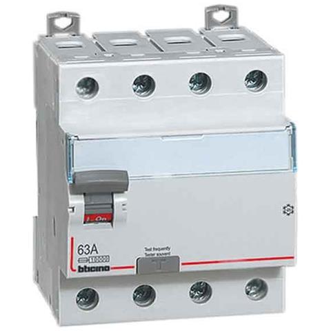 Interruttore Differenziale Puro 4 Poli 80a 300ma Tipo Ac 4 Moduli - Foto 1