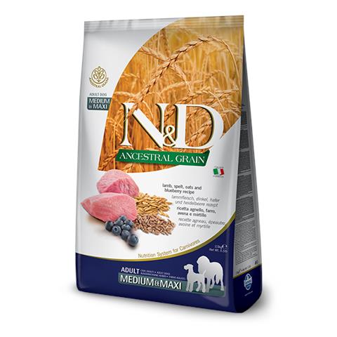 N&d Low Grain Adult Medium Agnello E Mirtillo: 12 Kg - Foto 2
