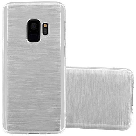 Custodia Compatibile Con Samsung Galaxy S9 In Argento - Coperchio Protettivo In Silicone Tpu Flessibile Con Design Spazzolato - Foto 1