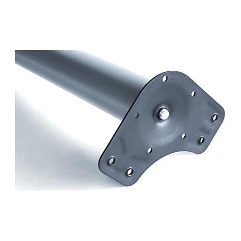 Gamba Regolabile Per Tavolo Ø60x870mm, Kit Di 1 Piede Per Tavolo In Acciaio, Altezza Regolabile 870-890mm, Grigio Metallizzato - Foto 2