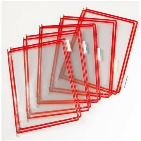 Buste Per Leggio T-technic A4 Rosso Conf. 10 Pezzi - 114001 - Foto 1