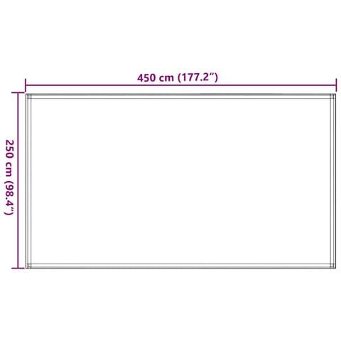Tappeto Da Tenda 250x450 Cm Marrone - Foto 7