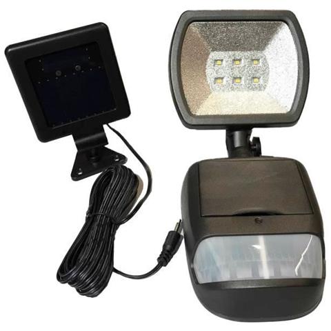 Faretto Di Sicurezza Solare 120 Lm Nero - Foto 1