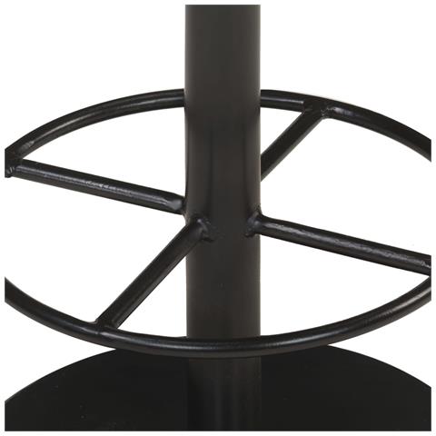 Sgabello Da Bar Marrone In Vera Pelle - Foto 2