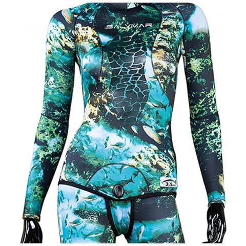Seawalker Donna 5,5mm Xs Mimetico Blu - Foto 3