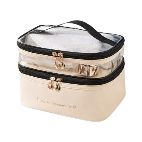 Borsa Per Il Trucco Necessaria Beige - Foto 1