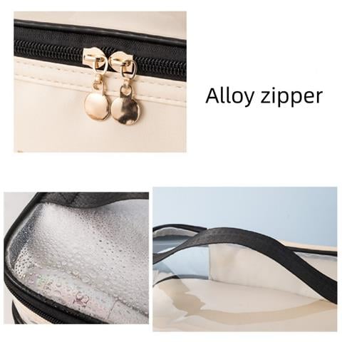 Borsa Per Il Trucco Necessaria Beige - Foto 5