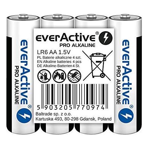 Batterie Alcaline Pro Alkaline Lr6 Aa - 4 Pezzi - Foto 3
