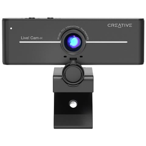 Sync 4K webcam 8 MP 1920 x 1080 Pixel USB 2.0 Nero - Foto 1
