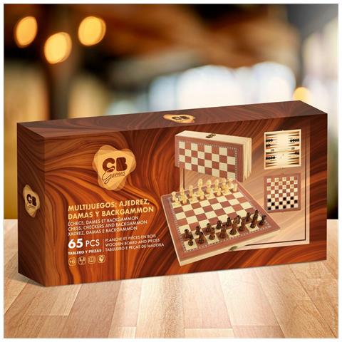 Tabellone Da Scacchi E Dama Colorbaby Backgammon Legno (6 Unità) - Foto 2