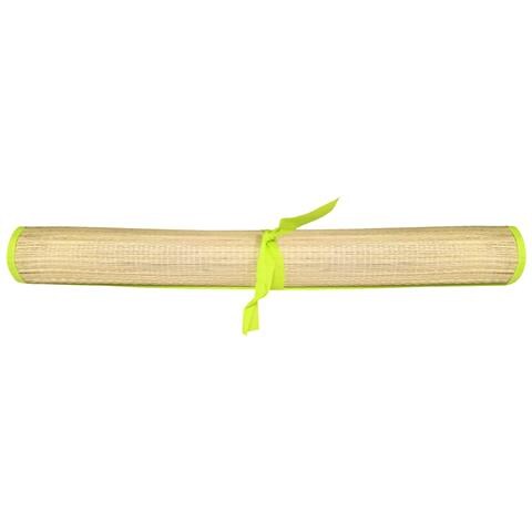 Stuoia Mare Spiaggia Richiudibile In Paglia Bordo Colorato Modello Salvador - Foto 5