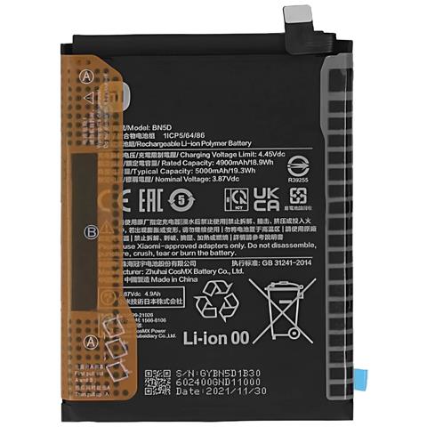 Batteria Per Redmi Note 11 4g / 11s 4g Pacchetto Servizio 5000mah Bn5d, Nero - Foto 1