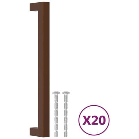 Maniglie Per Mobili 20 Pz Bronzo 192 Mm In Acciaio Inox - Foto 2