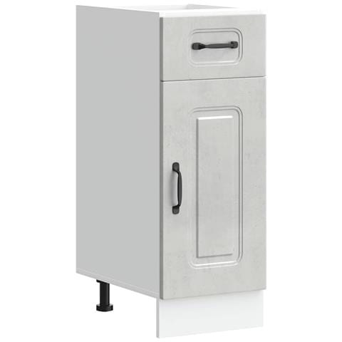 Base Da Cucina Kalmar Grigio Cemento In Legno Multistrato - Foto 2