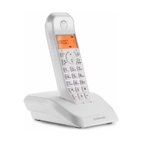 Telephone Wireless Dect Digital S1201 Bla Backlit Screen /hands-free /call Id 107s1201white (107s1201white) - Foto 1