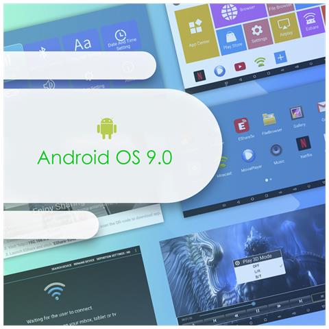 Mini Videoproiettore Portatile Led P16 Stile Retrò, Dlp. Android 9.0, Wi-fi. Clonazione Schermo. Batteria Ricaricabile. Netflix, Youtube, Ecc. 2+16gb. 10x6,1x6,35 Centimetri. Colore: Verde Menta - Foto 7