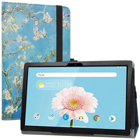 Custodia Elegante Laban Per Teclast P20hd Con Design Floreale E Patta In Pelle Pu - Foto 1