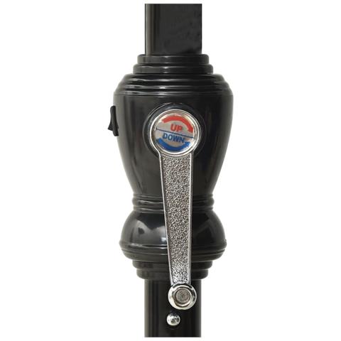 Lusso Casadino - Ombrellone A Sbalzo Con Palo In Acciaio E Led Bordeaux 2x3 M - Foto 8