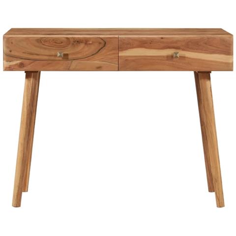 Lusso Casadino - Scrivania 100x51x76 Cm In Legno Massello Di Acacia - Foto 1