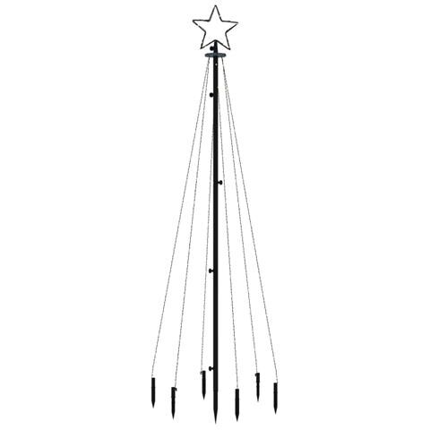 Lusso Casadino - Albero Di Natale Con Puntale Bianco Caldo 108 Led 180 Cm - Foto 2