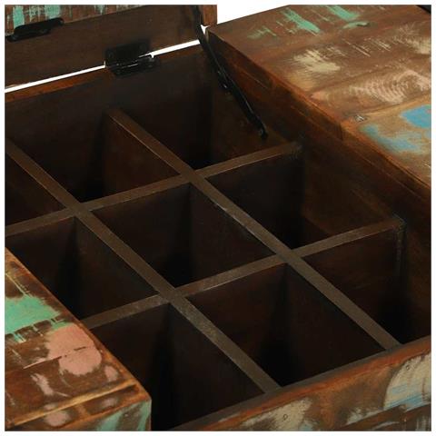 Tavolo da Trucco Multicolore Legno massello di recupero - Foto 9