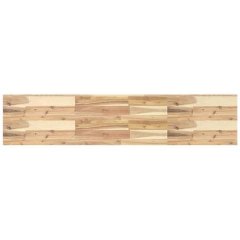 Ripiano a Parete 160x30x4 cm Legno Massello Acacia Non Trattato - Foto 1