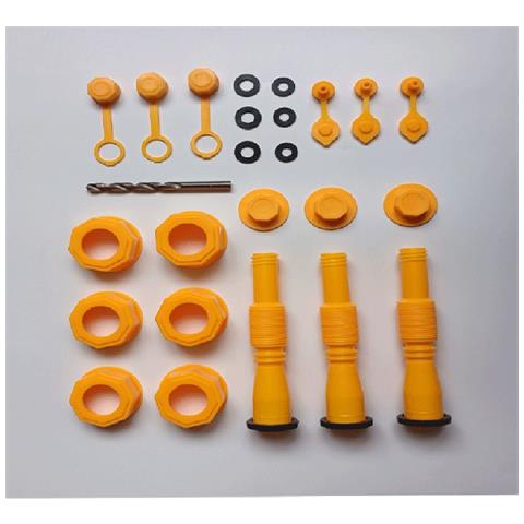 Kit Imbuto Trasferimento Carburante Olio - 4 Set Con Punta Da Trapano 8mm - Foto 4