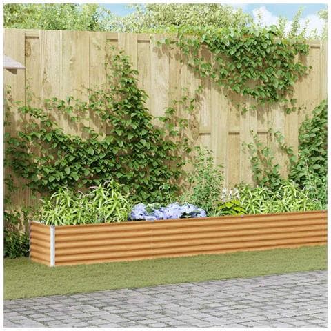 Letto rialzato da giardino 485 x 50 x 36 cm Acciaio zincato - Foto 2