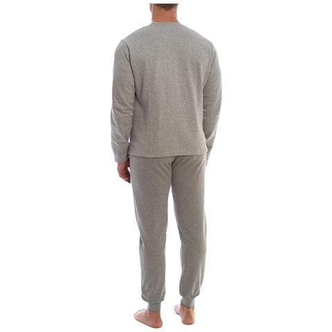 Pigiama Da Uomo In Cotone A Maniche Lunghe Klp4 - Foto 2