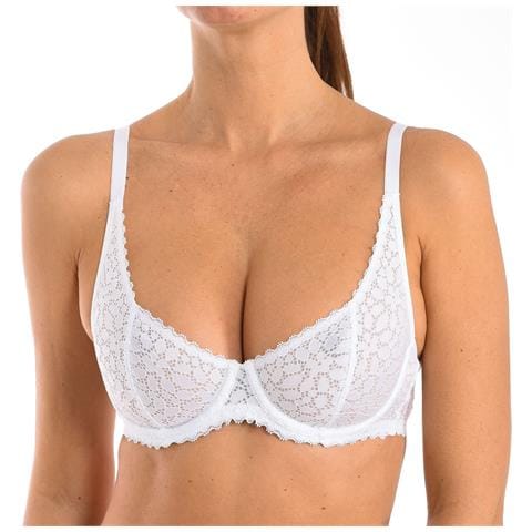 Reggiseno Push-up Con Ferretto E Pizzo Floreale Da Donna 00dfe - Foto 1