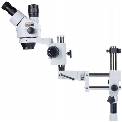 Mikroscopio Stereoscopico Trinoculare Jupiter Pro Msjp-t-sdms1 - Testa Rotante 360°, Zoom 7x-45x | Ottica Di Alta Qualità | Uso Professionale - Foto 2