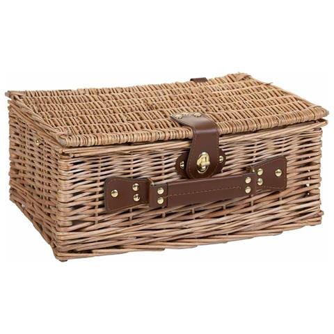 Cestino Pic-nic Marrone 40x28x20h - Foto 2