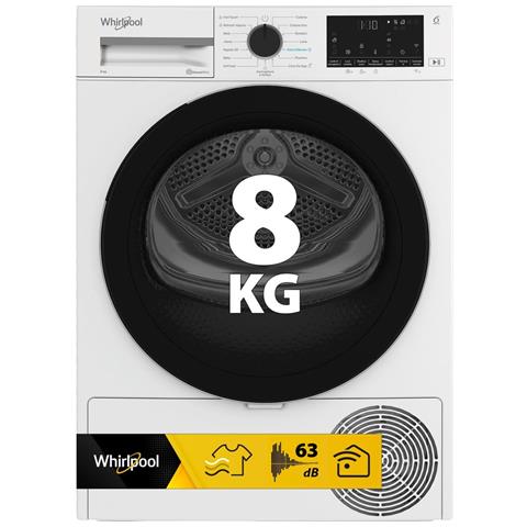 C WD R48M WBS IT, Capacità 8kg, classe C, colore White, Display digitale XL, Wi-Fi, IronTouch - Foto 2