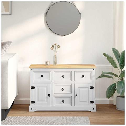 Cassapanche di stoccaggio Corona Bianco 112 x 40 x 75 cm - Foto 2