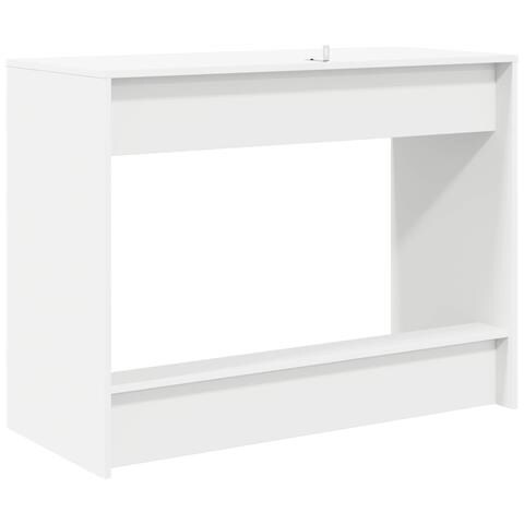 Scrivania Letto Bianco 100 x 45 x 75 cm Legno multistrato - Foto 2
