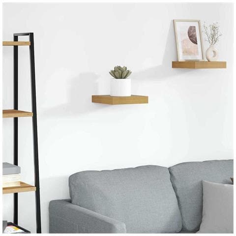 Scaffale da parete Beige 23 x 23,5 x 4 cm Legno multistrato - Foto 2
