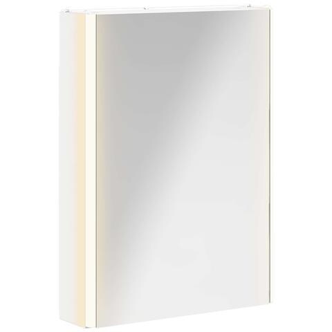 Mobiletto per specchio da bagno Bianco 43 x 11,5 x 60,5 cm - Foto 1