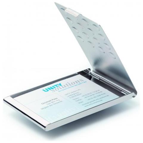 pz. 1 Portabigl. visita Chromeargento metall-crom. 244023 - Foto 2