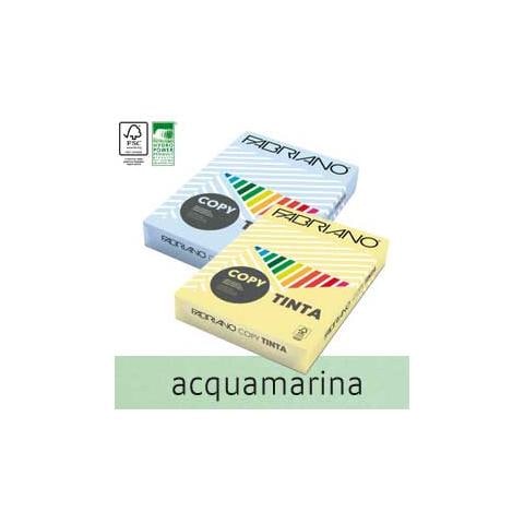 carta copy tinta a3 80gr 250fg col. tenue acquamarina - Foto 1