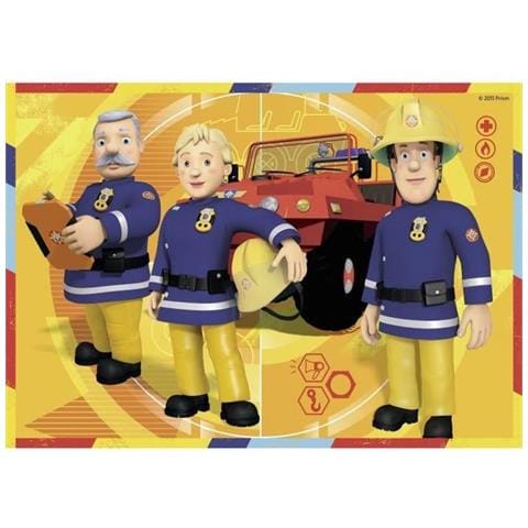 07584 - Sam il pompiere Puzzle 2x12 Pezzi - Foto 2
