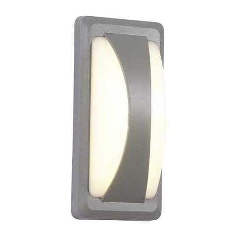 Lampada Led Da Parete Moderno 12w 500lm Luce Soffusa 130° Rettangolare Esterno Ip65 Vt-8058 - Sku 8245 Bianco Caldo 3000k - Foto 1