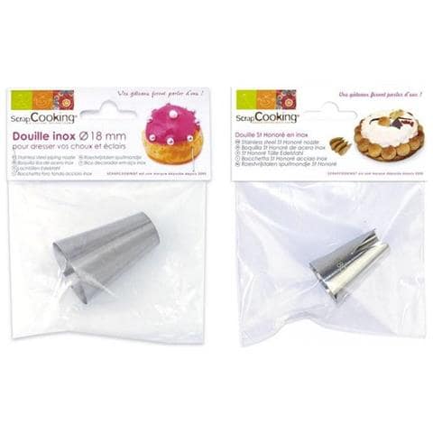 2 Bocchette In Acciaio Inox - 18 Mm E St Honoré - Foto 3