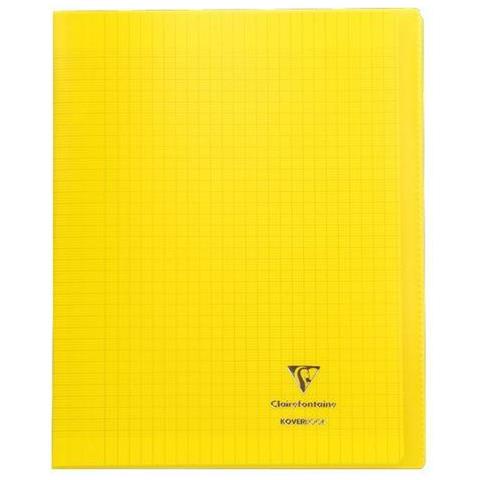 Clairefontaine 984404c Quaderno Rilegato Koverbook 24 X 32 Cm, 48 Impagina Quadretti È Cresciuta, In Copertina Polipropilene Trasparente, Colori: Rosso - Foto 1