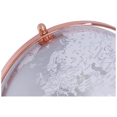 Mappamondo Argento 28 Cm Cabot - Foto 12
