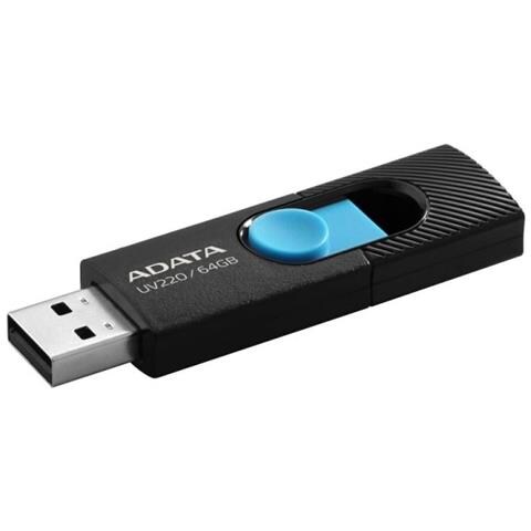 USB 64 GB UV220 Interfaccia USB 2.0 Colore Nero / Blu - Foto 1